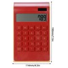 lyrlody Calculator, 10 Digits Large Buttons Calculator, Solar Desktop Calculator
