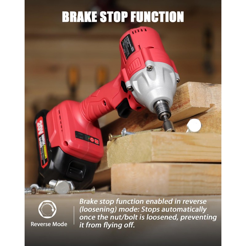 AVID POWER 20V Cordless Brushless Impact Driver Kit 1/4" 2220