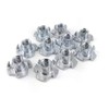 20 x Drive-in Nuts Internal Thread Galvanised Steel 8 x