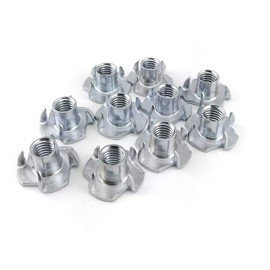 20 x Drive-in Nuts Internal Thread Galvanised Steel 8 x 11