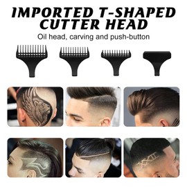 Innens Hair Clippers for Men, Professional Mens Hair Clippers Zero Gapped Cordless Hair Trimmer Professional Haircut & Grooming Kit for Men Rechargeable LED Display, Gifts for Men Dad Boyfriend