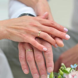 STARCHENIE 18K Gold Plated Ring for Women Men Solid 925 Sterling Silver Wedding Band 2MM Thin Stackable Rings Size 8