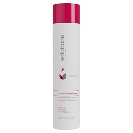 GREAT CLIPS Solutions Acondicionador Nutritivo 10 Fl Oz | Aceite de Argán | Libre de Sulfatos y Parabenos | Hidrata y Repara El Cabello | Seguro para Cabello Con Tratamiento Colorante