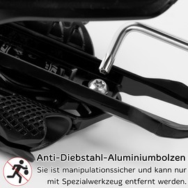 GoaePode Bicycle Holder for Airtag Hidden Under the Bottle Holder, Waterproof Tracker for Theft Protection, Secure Special Screws, GPS Tracker Accessories for Motorcycle, Car, Luggage, Wallet