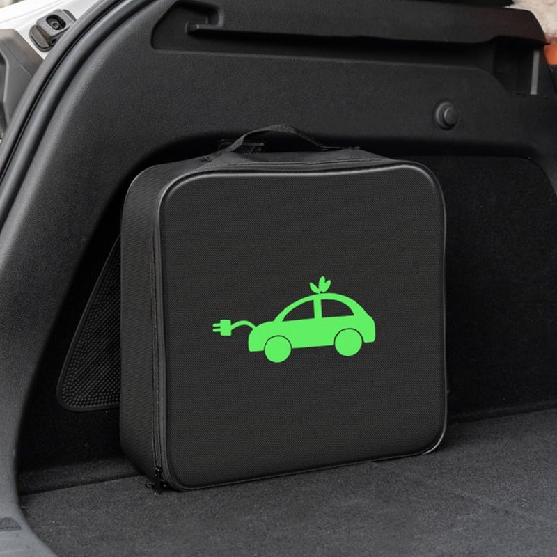 Kiuiom Charging Cable Bag, Electric Car, Non-Slip, Storage Bag for
