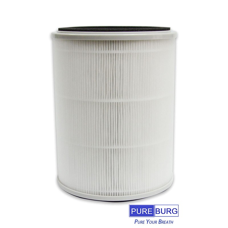PUREBURG 2-Pack Replacement 4 in 1 High-Efficiency HEPA Filters Compatible