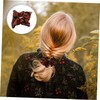 SAFIGLE Large Velvet Hair Scrunchies with Pearl Pendant Jumbo Hair