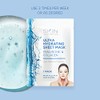 Skin Aesthetics Máscara de lámina hialurónica y colágeno - Paquete