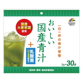 unimat ricen delicious domestic aojiru + lactic acid bacteria, 0.1 oz (3 g) x 30 packets