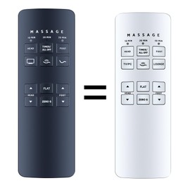 ZWP Replacement Remote Control fit for Serta Motion Perfect 2.0 Adjustable Bed RF258B 75310