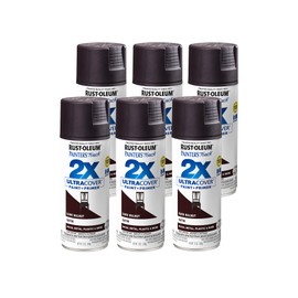 Rust-Oleum Rust-Oleum 257462-6PK Painter's Touch 2X Ultra Cover Spray Paint, 12 oz, Satin Dark Walnut, 6 Pack