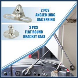 INFINAUTO Car Gas Spring Mounting Bracket 10mm with Screws Set of 4 Stylish Design
