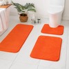 MIULEE Absorbent WC Toilet Rug Non Slip U Shape Bath