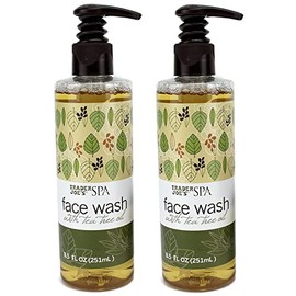 2 Pack Trader Joe's Spa Face Wash with Tea Tree Oil