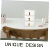 FUNOMOCYA Small Drawer Organizer Storage Desk Drawer Box Plastic Organizer