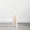 mDesign Toilet Bowl Brush and Holder - Covered Bathroom Brush