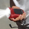 Solar Flashlight | Hand Crank Outdoor Flashlight | Weatherproof Solar