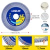 3PCS 115mm (4.5")Mesh Turbo Diamond Cutting Blades - Dry Ultra