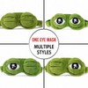 3D Frog Sleep Mask, Funny Plush Frog Sleeping Eye Mask,