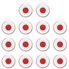 PATIKIL Microfiber Bullseye Targets 2cm, 14Pcs Competition Game Target Shooting