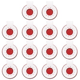 PATIKIL Microfiber Bullseye Targets 2cm, 14Pcs Competition Game Target Shooting Practice Fabric Pad Disc Accuracy Training Tool Outdoor Hunting Accessories
