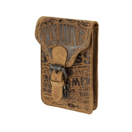 Jack's Inn 54 Black Bourbon Pearl Belt Bag for Hip Flasks and/or Smartphones Brown