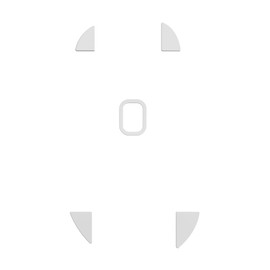 Pulsar Gaming Gears - PTFE Mouse Feet for Xlite Wired Mice Premium Skate (Xlite Wired, Original, White)