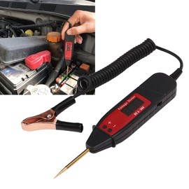 Acouto Probador de Circuito LED Digital Automotriz DC 3-36V Probador de Circuito Eléctrico para Automóvil Pluma LCD Pantalla Digital Detector de Sonda de Voltaje para Mantenimiento de Vehículos