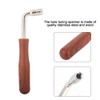 Dilwe Piano Tuning Key, L Shape Stainless Steel Plastic Handle