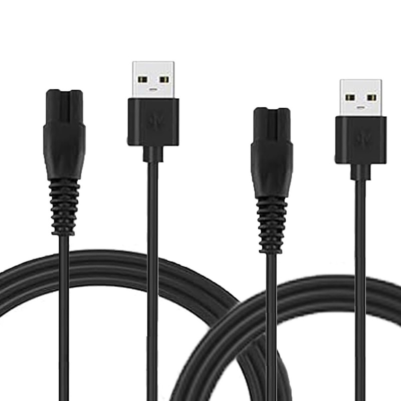 2 Pack Replacement Charger Cable for Electric Callus Remover for