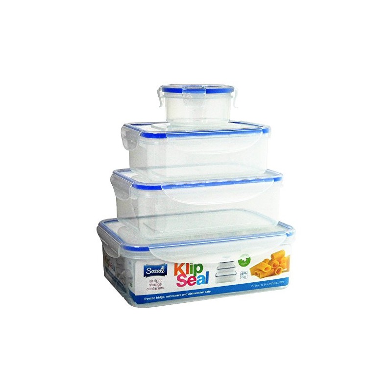 Sozali 4 Piece Airtight Container Set