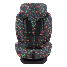 JYOKO KIDS Car Seat Cover Compatible with Kinderkraft Myway, Cotton (Happy Dino)