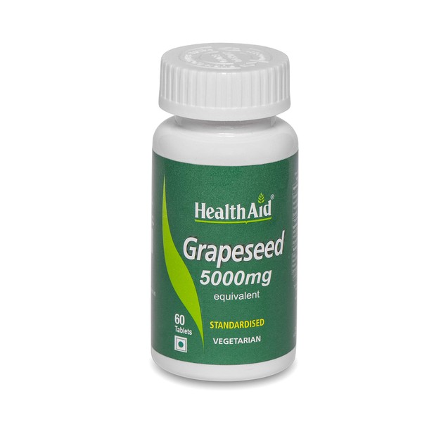 HealthAid Grapeseed Extract 5000mg - 60 Tablets