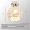 YOXANG Modern Aluminium Ceiling Light Hallway Creative Corridor Side Nave