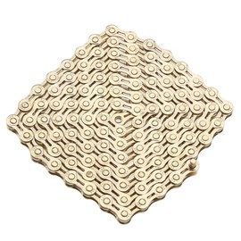 FSC Variable Bike Chain, 8 Speed, 7 Speed, 6 Speed Universal Use, Lightweight Hollow Hollow Hollow Carving Design 116L (Golden)