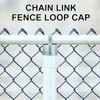 Therwen 12 Pack Chain Link Fence Ring Cap for 2-3/8"