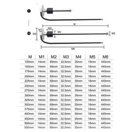 Geloo Fuel Level Sensor, Marine Boat Fuel Sender Car Fuel Water Level Sensor 316 Stainless Steel Unit 5 Hole Fit for Fuel Water Gauge 0~190 ohm 150MM