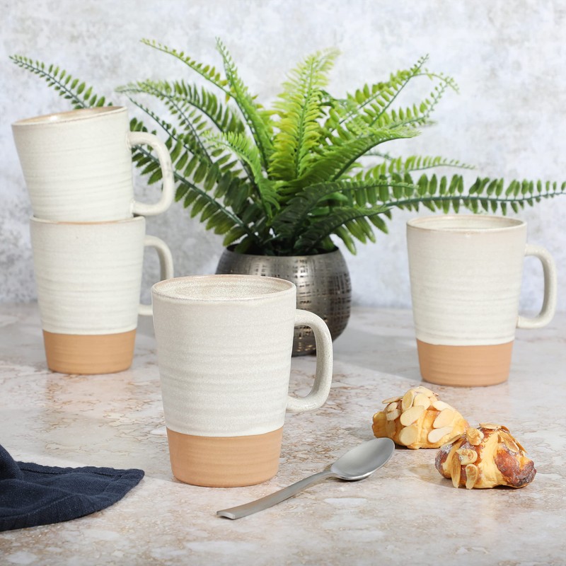 Gibson Elite 4 Pack Dreamweaver Terracotta Reactive 17 OZ Mug