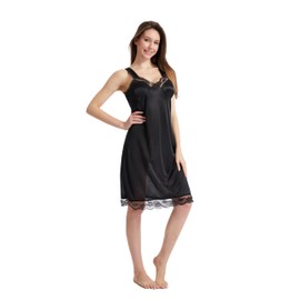 Trifolium Classic Full Slip: Elegance in Every Detail 1 Pack 39 Inch Black UK 20-22 Factory Label XXL (1062-39In-1P-XXL-BK)