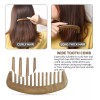 Bestool Peine De Dientes Anchos Para Cabello Rizado Largo Y