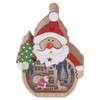 Luminous Christmas Ornament LED Light Emitting Wooden Christmas Decorations Ornaments