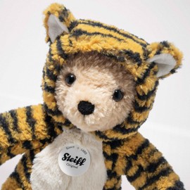 Steiff Tiger Hoodie Teddy Bear, 11" Plush Toy