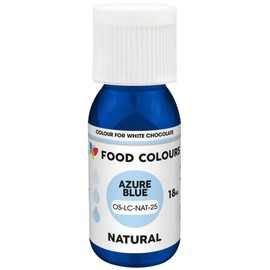Food Colours Natural Liquid Food Colouring - Azure Blue 18ml