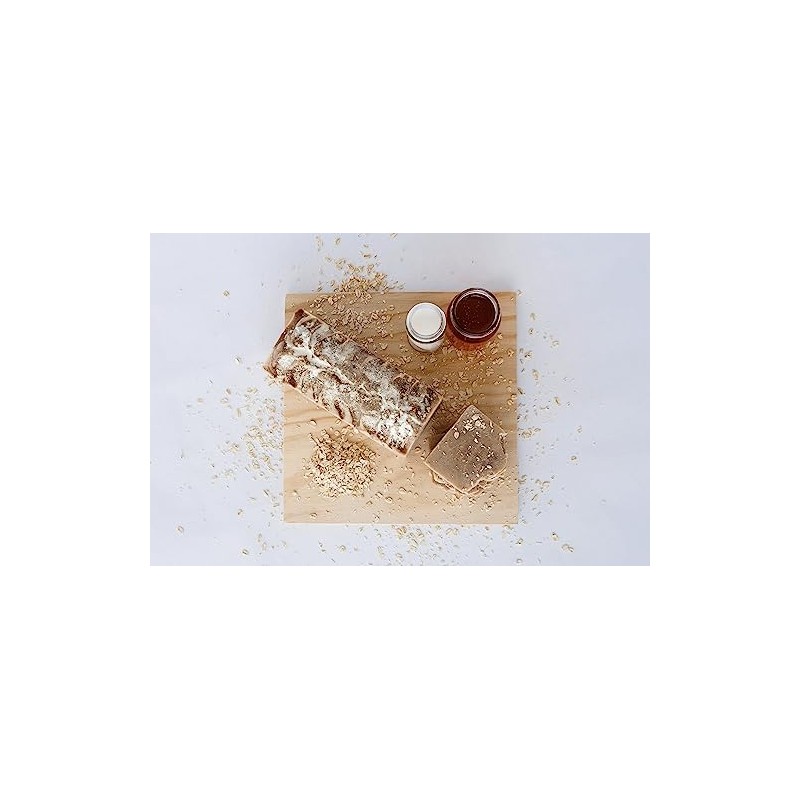 Jabones Artesanales Avena Leche y Miel Handmade Oatmeal Milk Honey