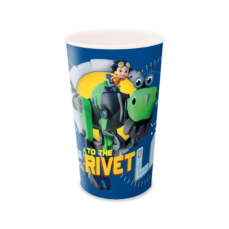 Rusty Rivets 83293 Tumbler, Bowl and Plate Set, PP, Blue