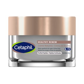 CETAPHIL® HEALTHY RENEW Crema de Noche con Péptidos Purificados 50 g – Reduce líneas finas y arrugas, mejora firmeza y flexibilidad de la piel, Piel Sensible