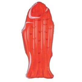 Red Swedish Gummy Fish Pool Float Splash Seat 56.69in X 24.02in