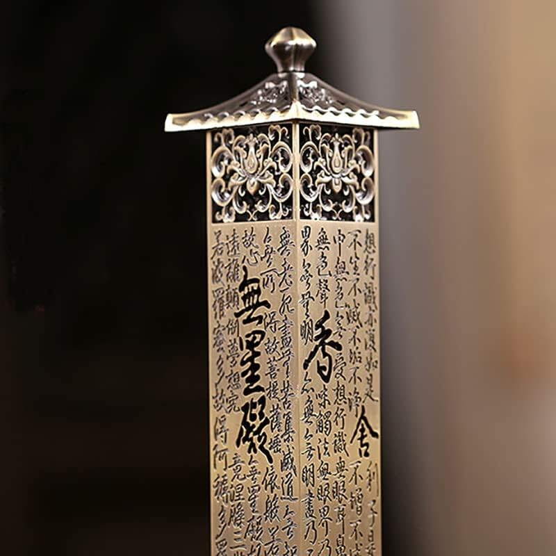 ZENATION Large Incense Burner, Incense Holder for Sticks, Alloy Incense