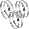 6 Stück Schlauchschellen 4 Zoll Edelstahl Worm Gear Duct Clamps