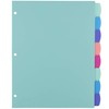 Avery Write & Erase Dividers for 3 Ring Binders, 8